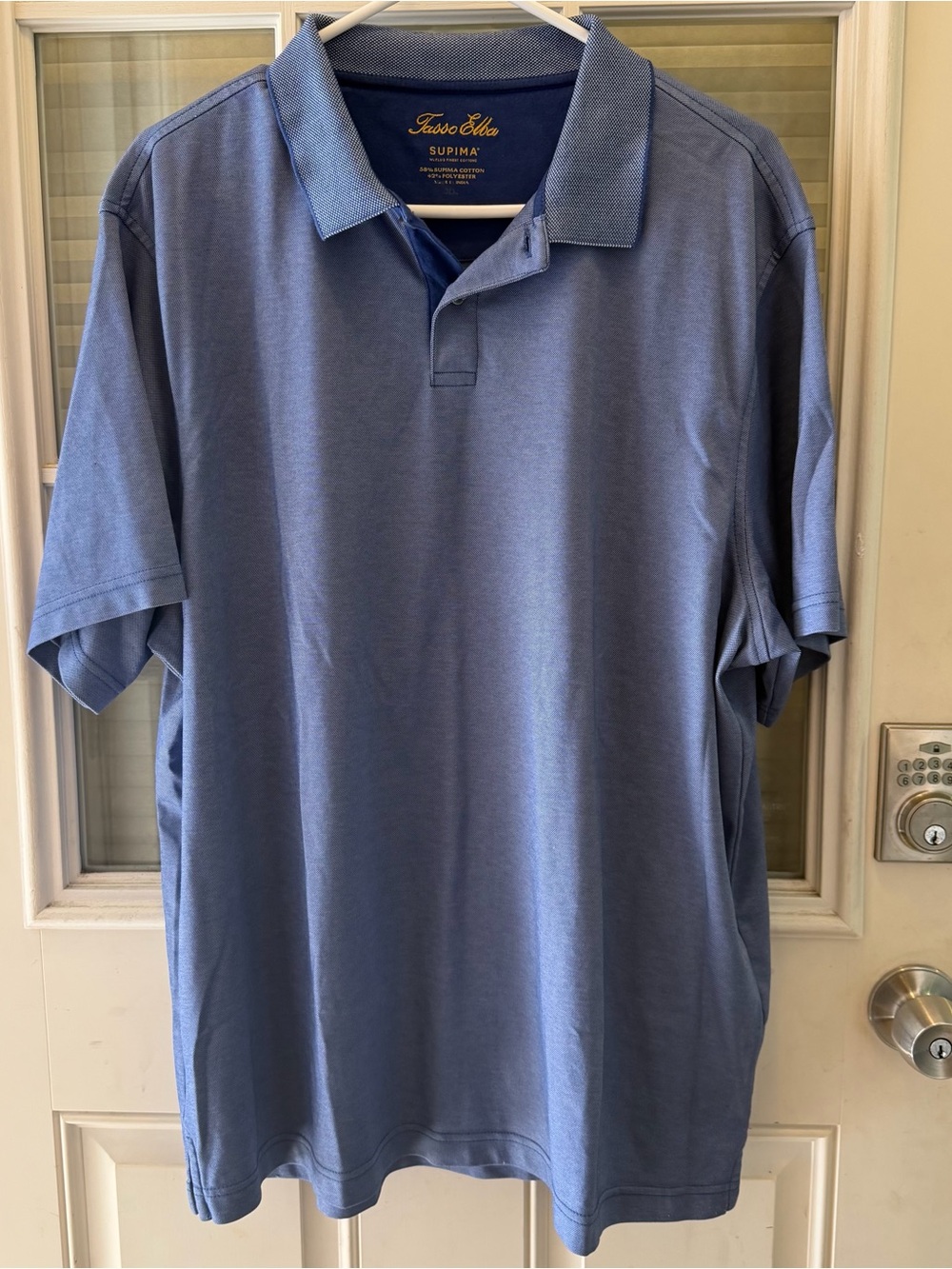 Tasso Elba Light Blue Men's Polo